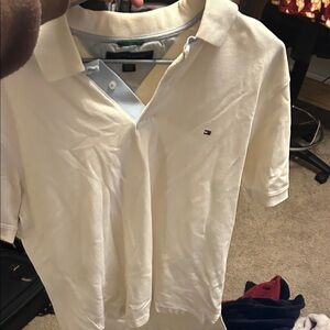 Tommy Hilfiger Cream Polo Shirt